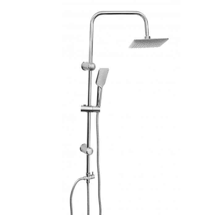 Usponski tuš Minotti MUT-361 četvrtasti sa tuš ružom 200x200 mm